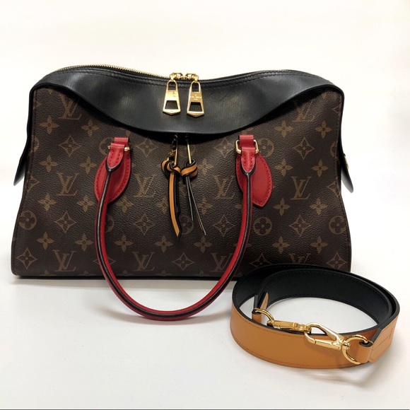 SOLD Authentic Louis Vuitton Noir Tuileries Bag - Picture 2 of 8